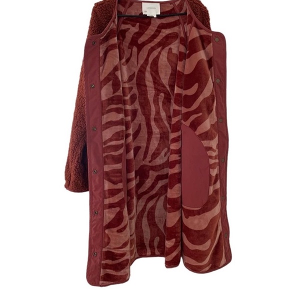 Anthropologie Margot Reversible Sherpa Coat - Picture 11 of 15